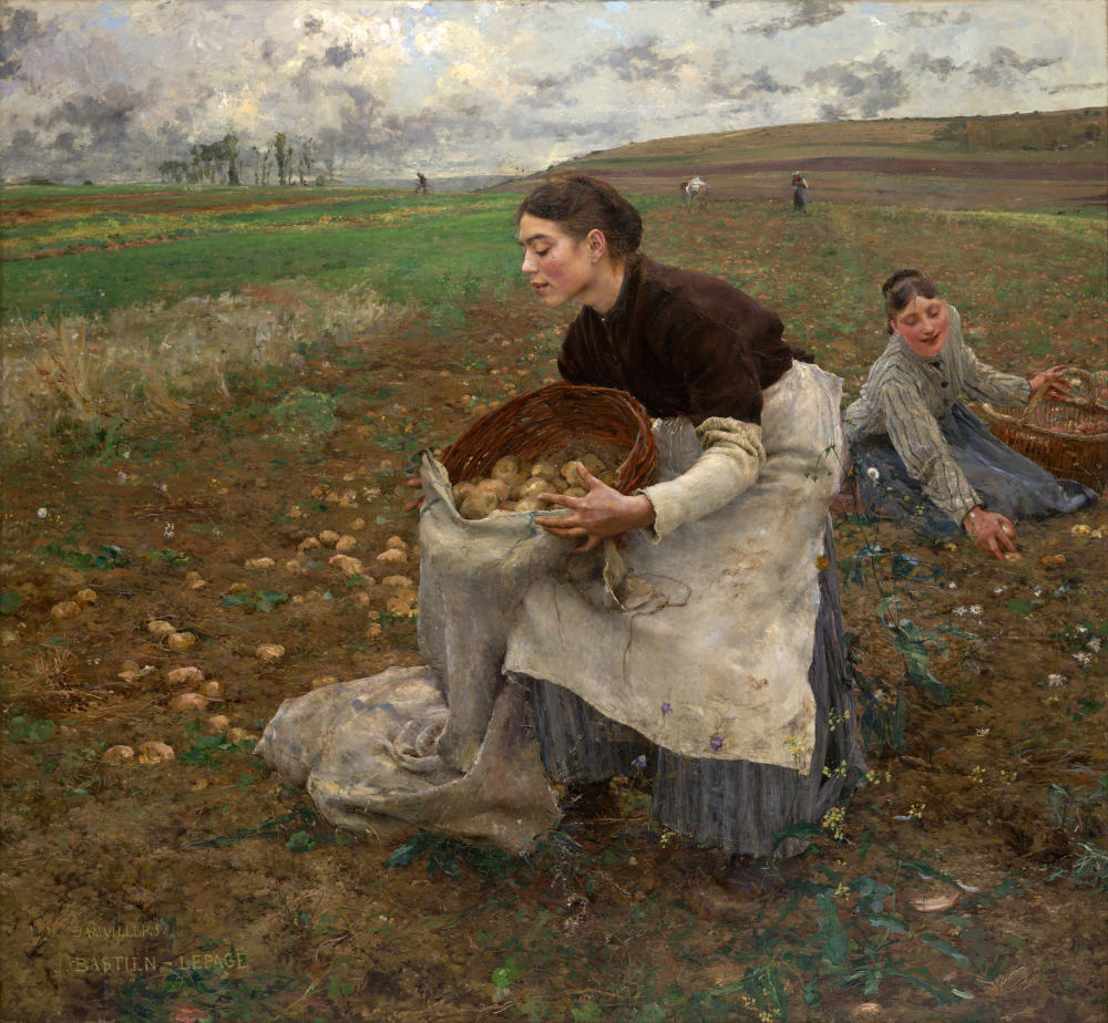 October, Jules Bastien-Lepage (1878, oil on canvass)