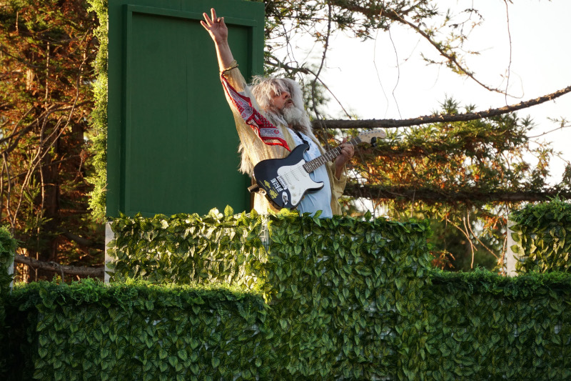 William Rogue as Jupiter in San Francisco Shakespeare Festival’s 2023 Free Shakespeare in the Park production of Cymbeline. Photo: Neal Ormond.